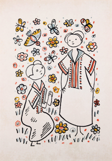 Čapek Josef – knižní ilustrace, barevná zinkografie, 1. vydání, 1929