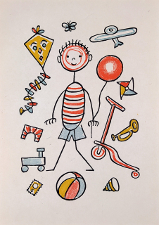Čapek Josef – knižní ilustrace, barevná zinkografie, 1. vydání, 1929