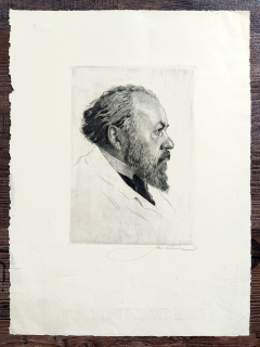 Kulhánek Stanislav – Mikoláš Aleš, suchá jehla, 1926