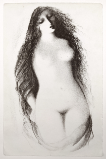 Jiřincová Ludmila – Dívka, původní litografie, 1943