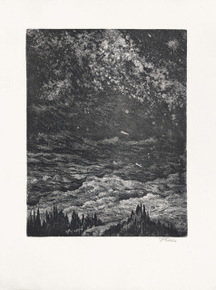 Kobliha František – Bez názvu, vernis mou, 1946