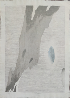 Bláha Václav – Levitace, kolorovaná suchá jehla, číslováno 26/80, 1984