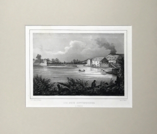 Poděbrady – Bürger R., Semmler C. G., původní litografie, 1845