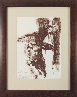 Jíra Josef – Pieta, PF 1991, původní signovaná litografie, 1990