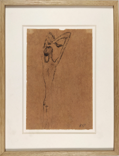 Koblasa Jan – Studie postavy, kresba tuší, 1957