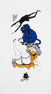 Suchý Jiří – Bez názvu, barevná serigrafie, nedatováno