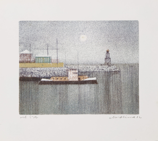 Chadima Jiří – Autorský tisk, barevná litografie, 1982