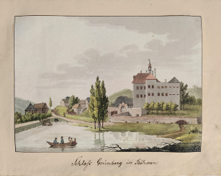 Zvěstov – Fr. K. Wolf, staře kolorovaný lept, 1801–1807