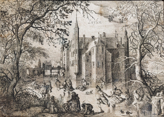 Gerritsz, Hessel – Zima (Zuylen), podle předlohy Davida Vinckboonse, lept, 1610