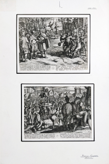Tempesta, Antonio – předloha Otto van Veen, dva původní lepty (2 a 5), 1611