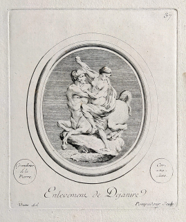 Madame Pompadour – Přátelství, Plate 16, původní lept, ca 1775