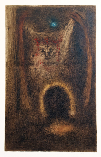 Reynek Bohuslav – pozdější otisk z autorovy desky, suchá jehla, 2013