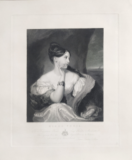 Minna Troil – George Thomas Doo, předloha: Samuel Drummond, původní lept, 1840
