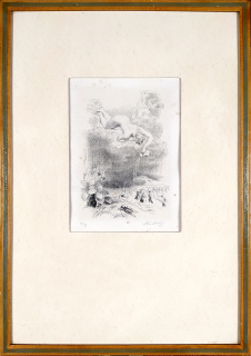Švabinský Max – Bohyně deště II., původní litografie, číslováno 16/20, 1947