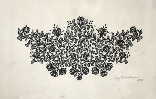 Klicman Miloš František – kresba tuší, 1930