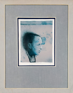 Suchánek Vladimír – Karel Čapek, původní barevná litografie, číslováno 1/100, nedatováno