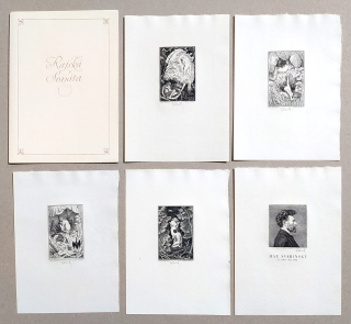 Schmidt Jindra, Max Švabinský – Rajská sonáta, pět ocelorytin, 1973