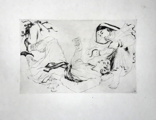 Vančíková-Želibská Marie – Bez názvu, suchá jehla, ca 1940