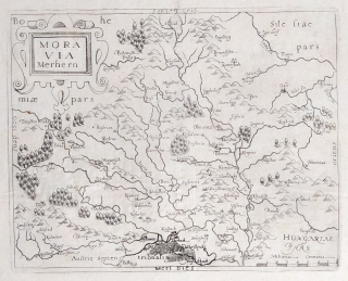 Morava – Dominicus Custos, původní mědiryt, 1627–1650