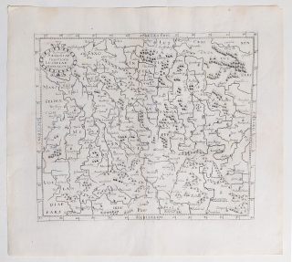 Sasko, Čechy a Lužice – David Custos, původní mědiryt, 1627