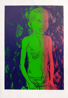 Typlt Lubomír – Chlapec, signovaná barevná serigrafie, číslováno 192/200, 2016