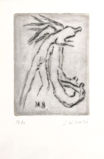 Válová Jitka – Figury v pohybu, lept a suchá jehla, č. 18/50, 2006