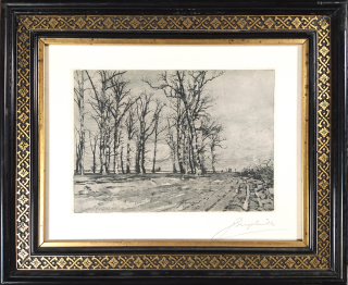 Engelmüller Ferdinand František – Předjaří, původní lept, 1905