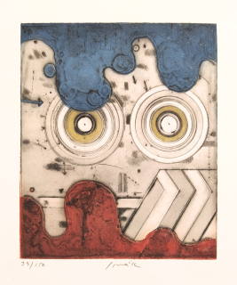 Sovák Pravoslav – Mikrokosmen, původní barevný lept, číslováno 34/150, 1970–1971