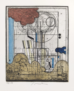 Sovák Pravoslav – Mikrokosmen, původní barevný lept, číslováno 34/150, 1970–1971