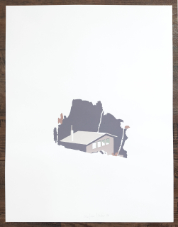Merta Jan – Chatka 2, signovaná serigrafie na papíře, číslováno 69/100, 1999
