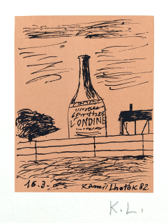 Lhoták Kamil – Bez názvu, barevná serigrafie, 1982