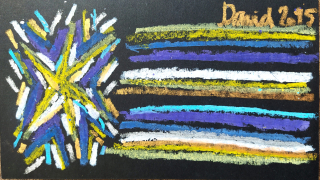 Vávra David – PF 2015, malba suchým pastelem, 2014