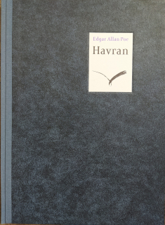 Sukdolák Pavel – Edgar Allan Poe, Havran, čtyři barevné lepty, autorský tisk, 2009