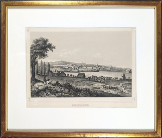 Františkovy Lázně – Julius Steimnetz, původní litografie, ca 1850