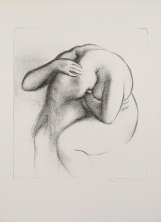 Kremlička Rudolf – Toaleta, původní litografie, 1921