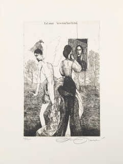 Vavrová Katarína – Ex libris Wouter Van Gysel, původní lept, nedatováno