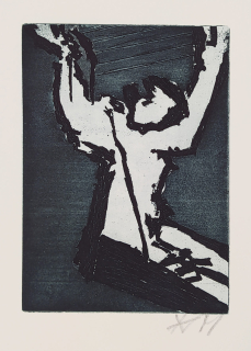 Koblasa Jan – Máj (K. H. Mácha), původní barevná akvatinta, 1995