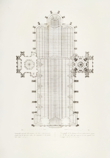 Vídeň – Katedrála svatého Štěpána, Ladislaus Rupp, původní lept, 1824