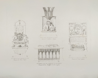 Vídeň – Katedrála svatého Štěpána, Ladislaus Rupp, původní lept, 1824