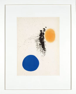 Miró Joan – Composition II., původní barevná litografie, 1961