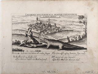 Louny – Daniel Meissner, Eberhard Kieser, původní mědiryt, 1. vydání, 1623