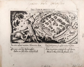 Plzeň – Daniel Meissner, Eberhard Kieser, původní mědiryt, 1. vydání, 1623