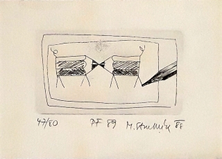 Stuchlík Miroslav – PF 89, původní lept, 1988