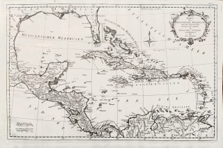 Střední Amerika, Florida, Velké a Malé Antily, severní pobřeží Jižní Ameriky – Thomas Kitchin, mědiryt, 1801