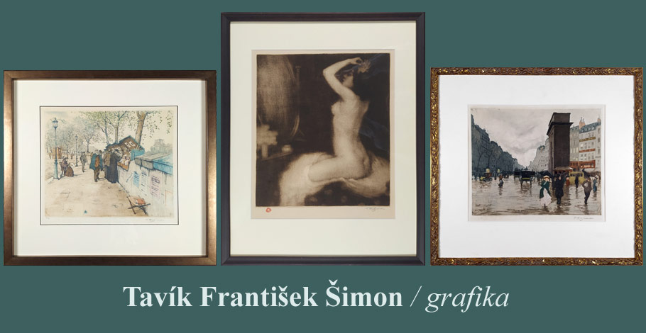 Tavík František Šimon – český malíř a grafik | Prodej, grafika, kresby